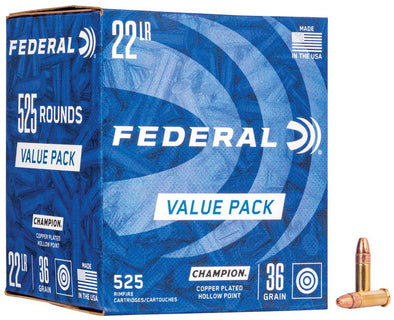 Federal .22LR 36GR Bulk Pack (525 Rounds)