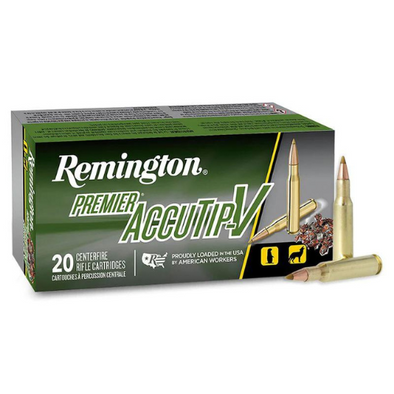Remington 222 REM 50GR Accutip-V, Boat Tail