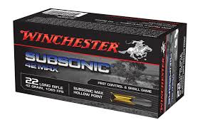 Winchester .22LR Subsonic HP