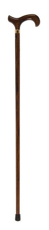 Linden Leisure Brown Beech Shaft with a Derby Handle and Brass Collar