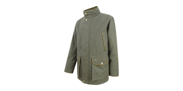 Lairg Waterproof Wool Jacket - Dark Green