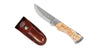 Marttiini MBL Folding Knife with Leather Sheath