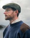 Hoggs Of Fife Herringbone Waterproof Tweed Cap